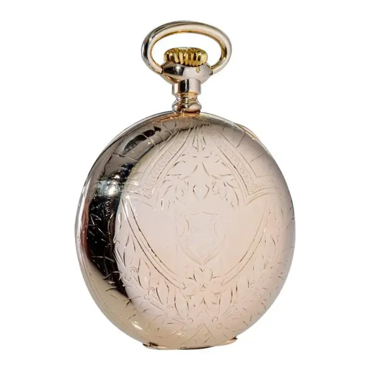 Waltham Yellow Gold Filled Art Nouveau Hunters Case Pocket Watch – 1905 — عکس ۶ از رکورد آرشیو WatchMuseum