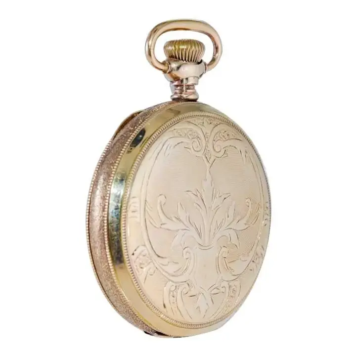 Waltham Yellow Gold Filled Art Nouveau Pocket Watch – 1906 — عکس ۳ از رکورد آرشیو WatchMuseum