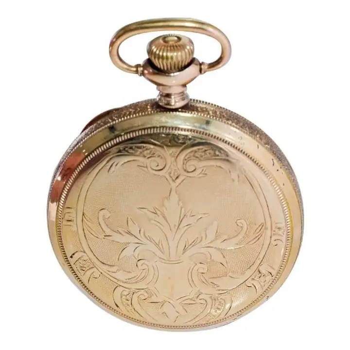 Waltham Yellow Gold Filled Art Nouveau Pocket Watch – 1906 — عکس ۵ از رکورد آرشیو WatchMuseum