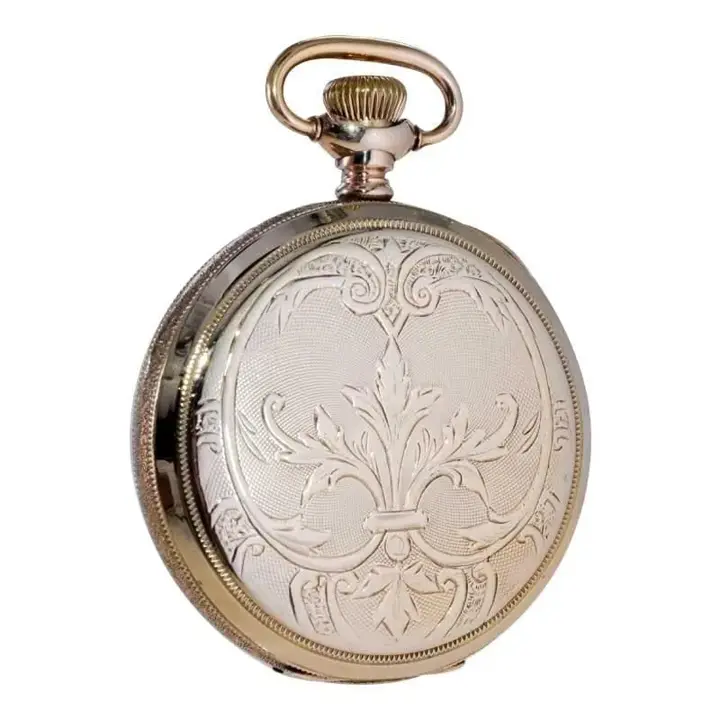 Waltham Yellow Gold Filled Art Nouveau Pocket Watch – 1906 — عکس ۸ از رکورد آرشیو WatchMuseum