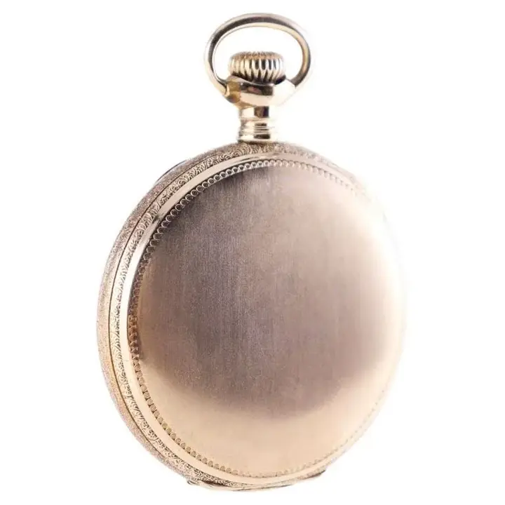 Waltham Yellow Gold Filled Pocket Watch with enamel Dial – 1897 — عکس ۶ از رکورد آرشیو WatchMuseum