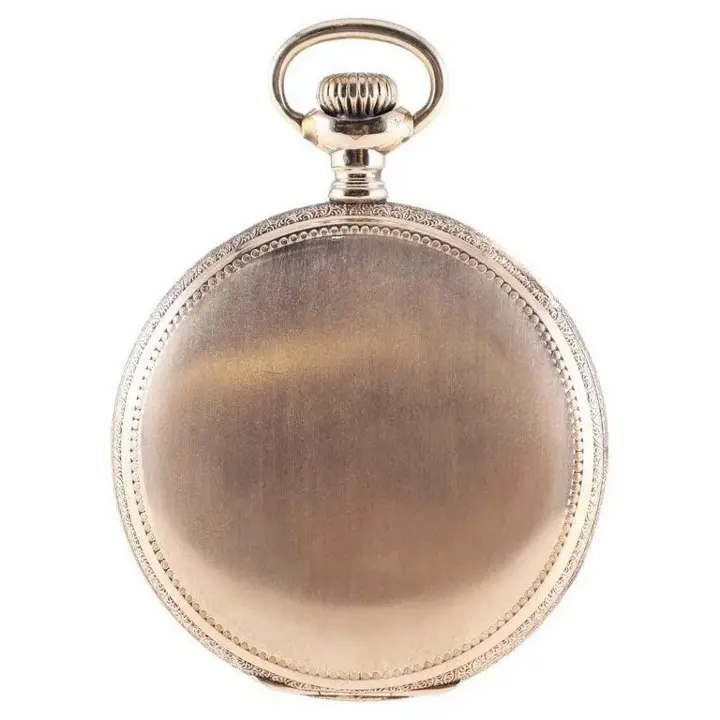 Waltham Yellow Gold Filled Pocket Watch with enamel Dial – 1897 — عکس ۷ از رکورد آرشیو WatchMuseum