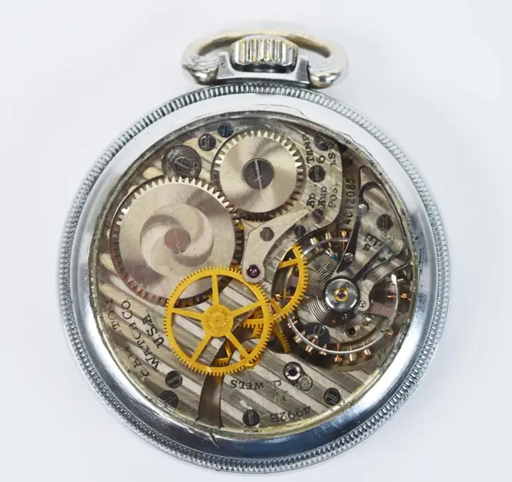 Wartime Era Hamilton Railway Grade US Military Steel Pocket Watch – 1942 — عکس ۲ از رکورد آرشیو WatchMuseum