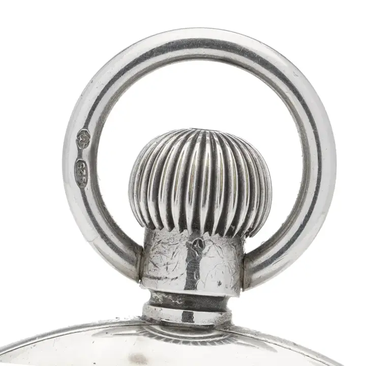 Wilsdorf & Davis ( early Rolex ) sterling 925 silver pocket watch – 1919 — عکس ۴ از رکورد آرشیو WatchMuseum