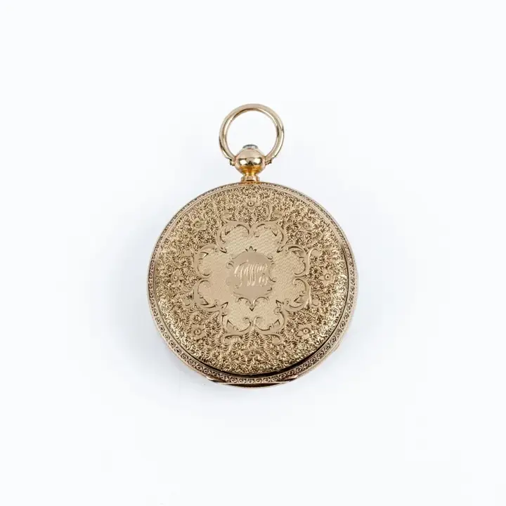 Gold Pocket Watch R. Stewart Pocket Watch – 1860 — عکس ۴ از رکورد آرشیو WatchMuseum
